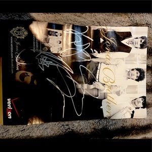 Authentic Signed Jonas Brother Poster